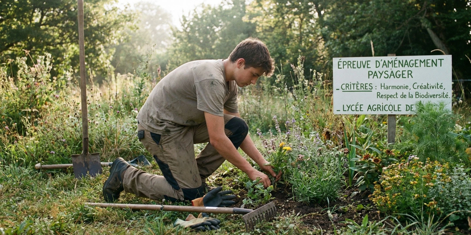 Épreuves du CAP Jardinier Paysagiste : coefficients et CCF